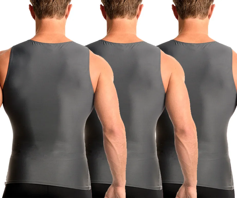 3-Pack Insta Slim Activewear Compression Muscle Tank Shirt MA0003BT