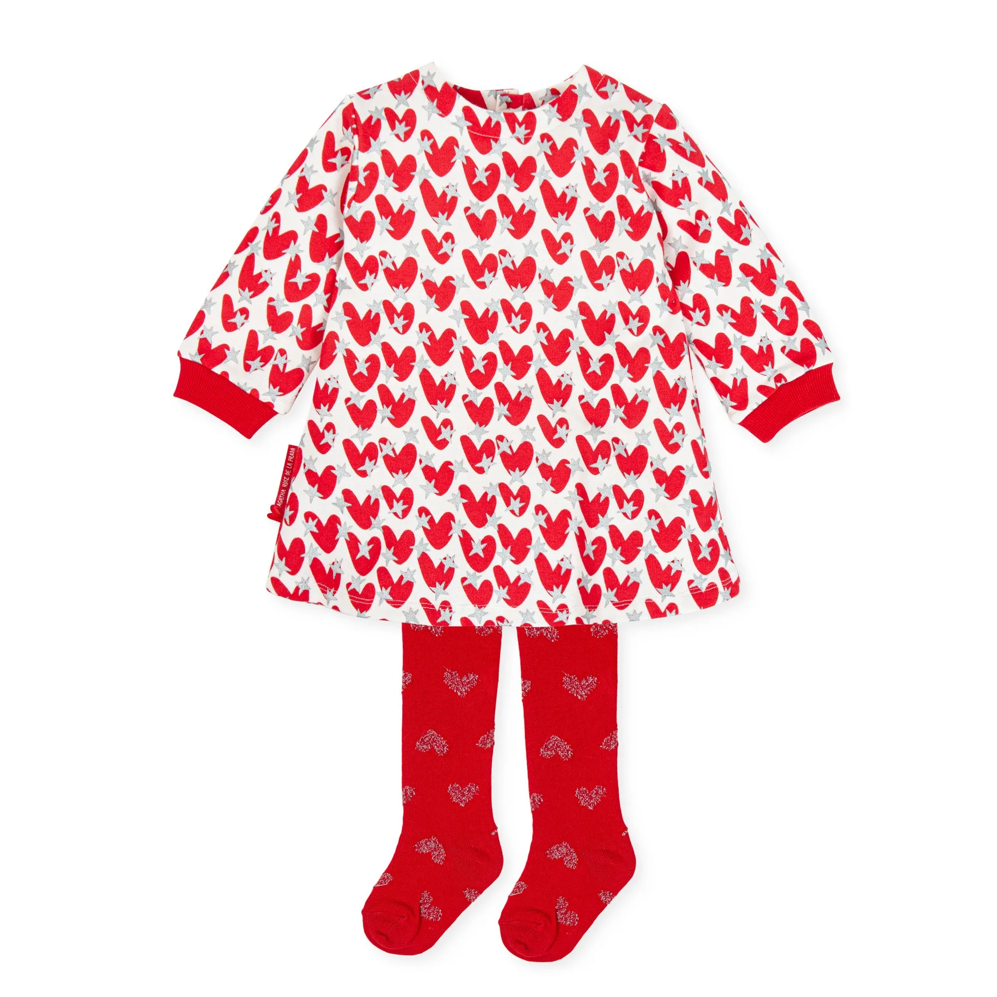 Agatha Ruiz De La Prada 7222 - Red Dress with Matching Tights