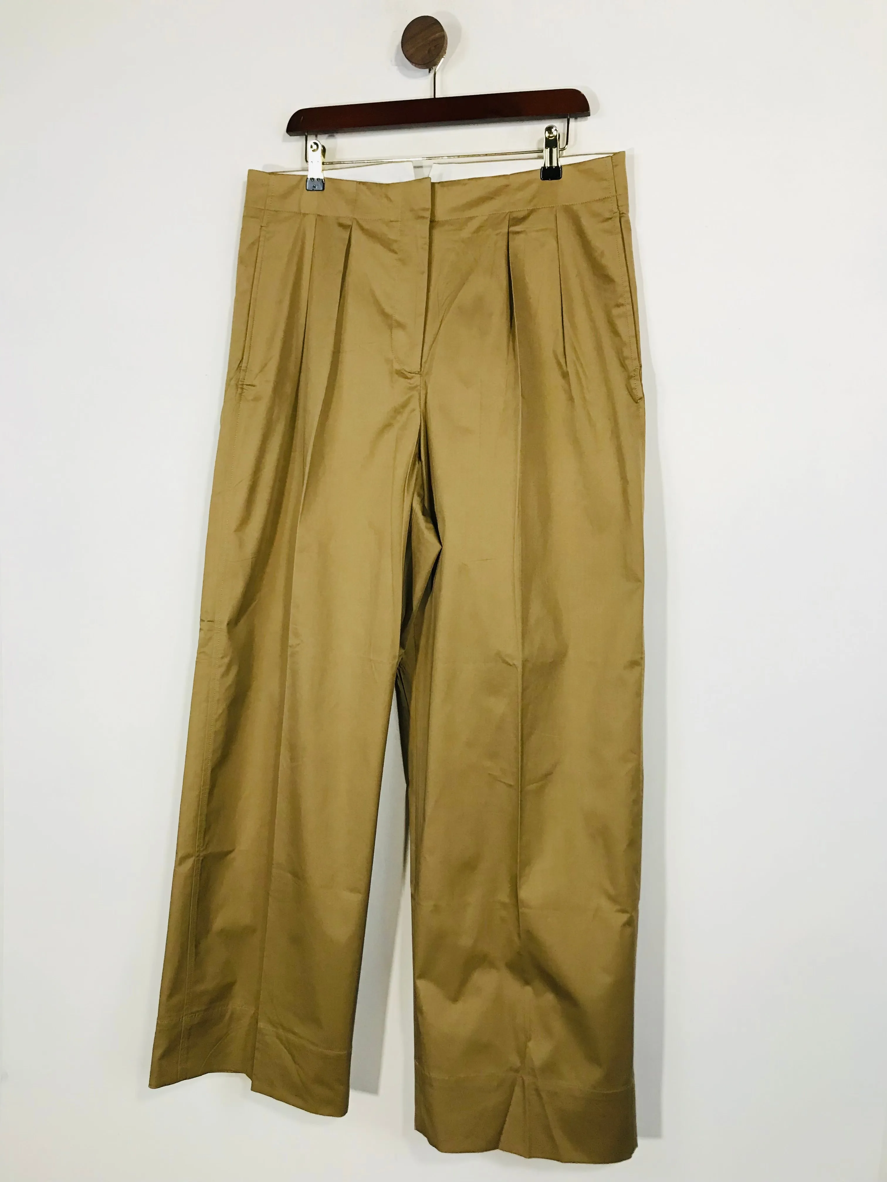 Arket Women's Wide Leg Chinos Trousers NWT | UK16 | Beige