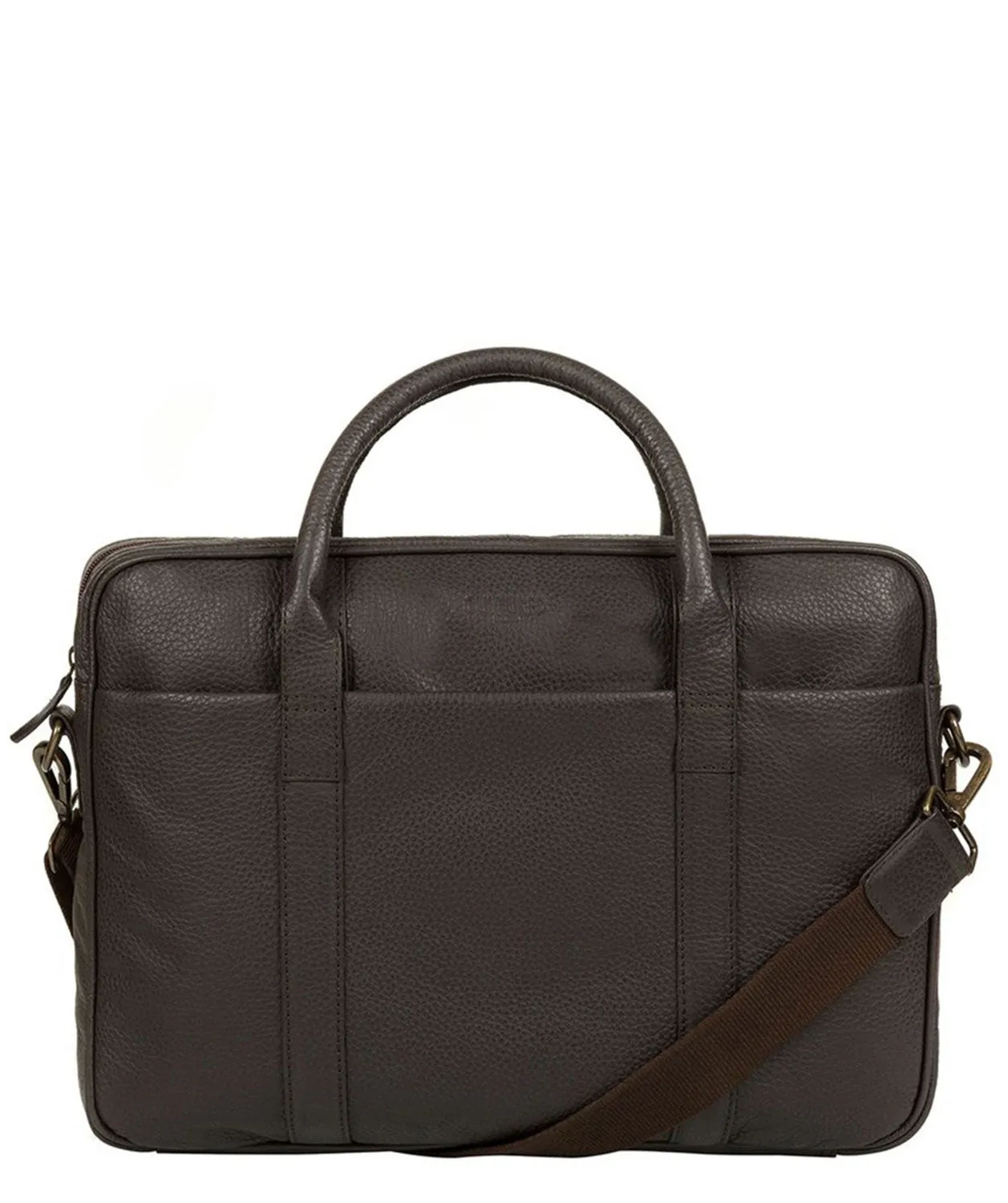 'Assignment' Dark Brown Leather Workbag