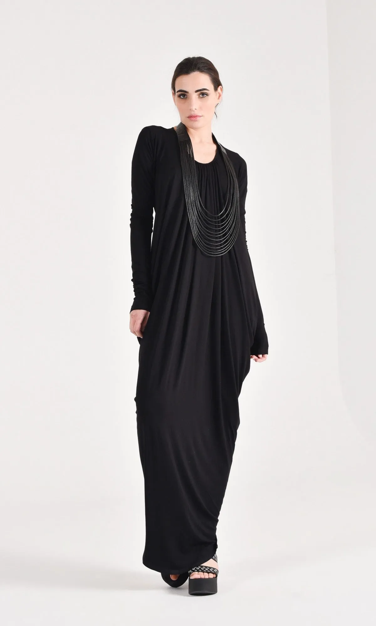 Asymmetric Loose Kaftan Dress