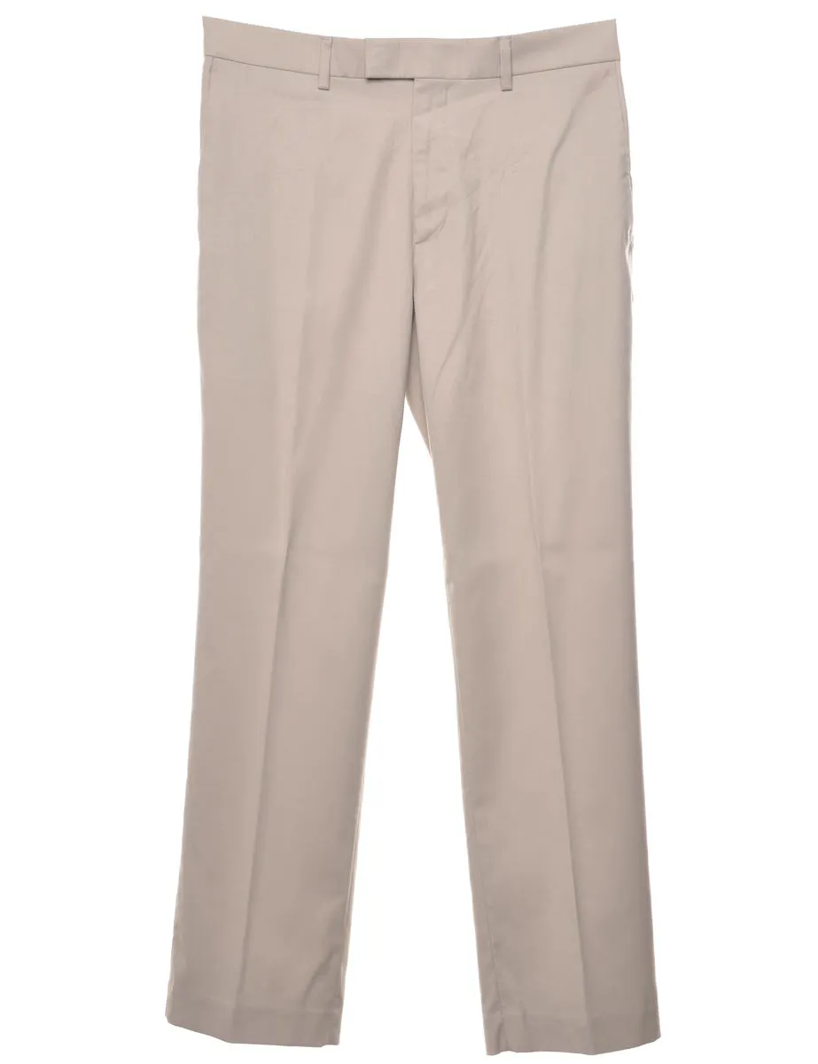 Axist Suit Beige Classic Trousers - W34 L32