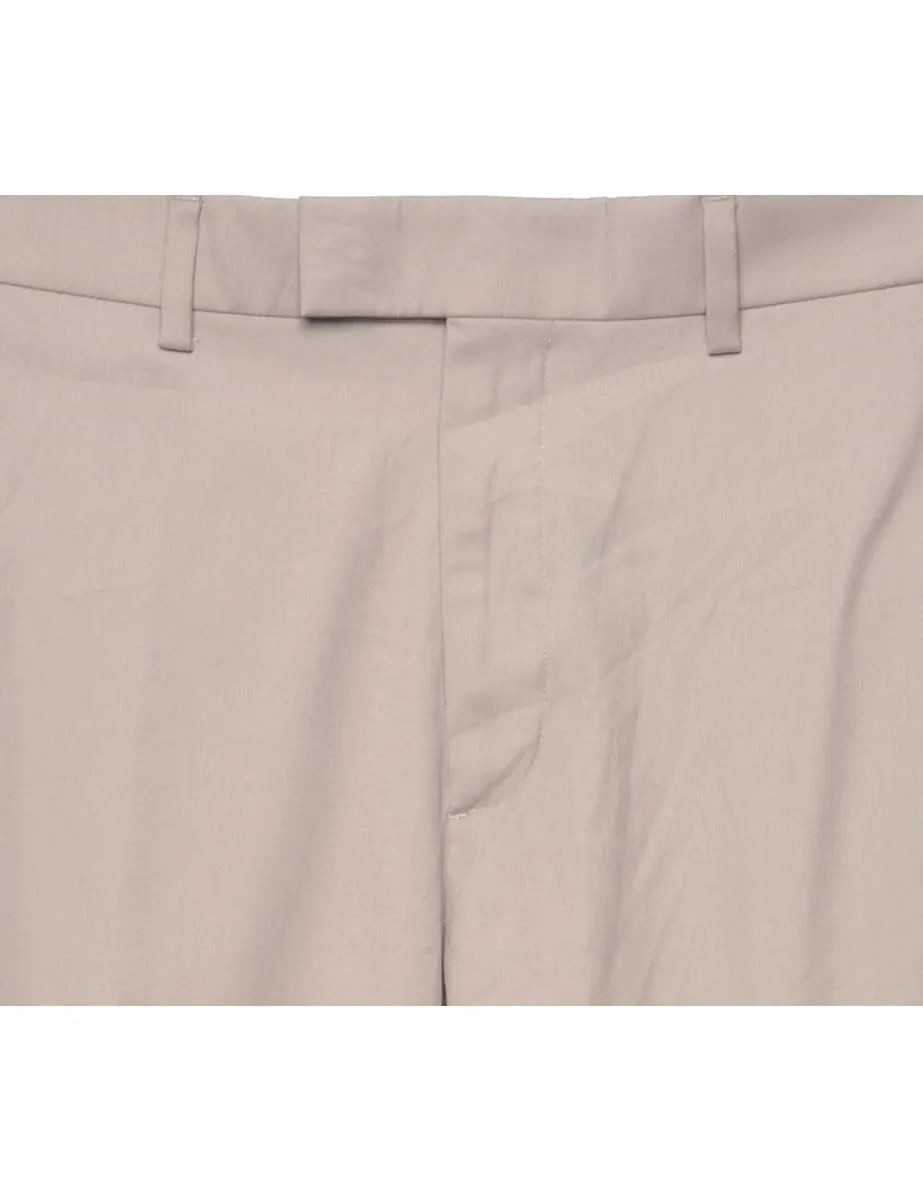 Axist Suit Beige Classic Trousers - W34 L32