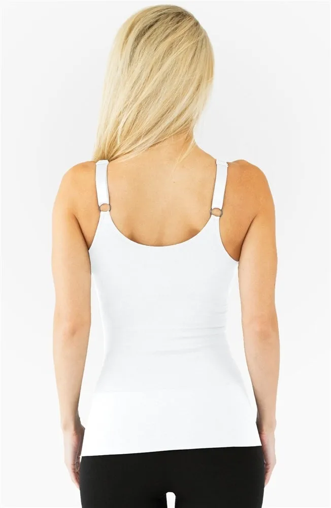 Belly Bandit Mother Tucker Nursing Tank - White