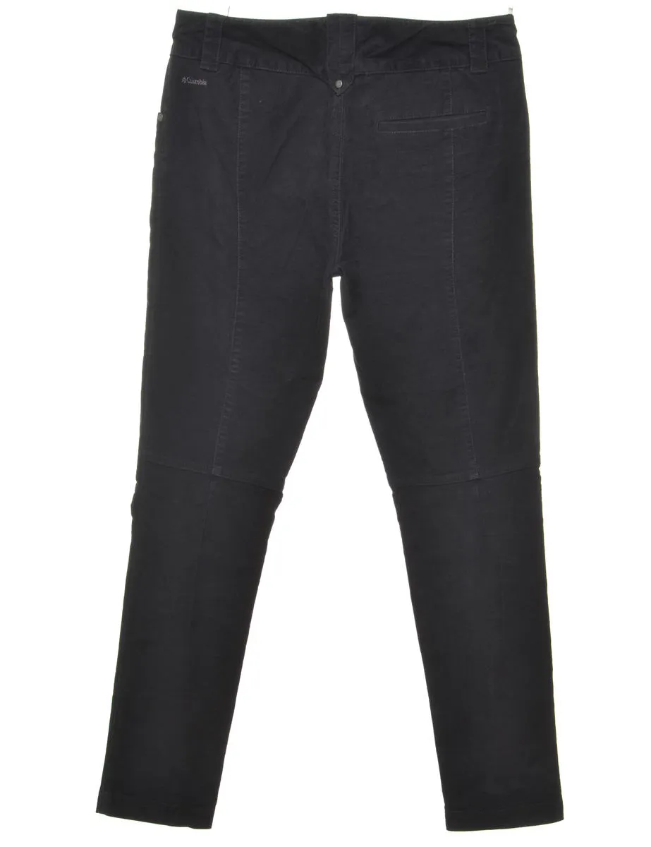 Black Corduroy Trousers - W32 L26