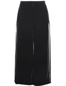 Black Culotte Trousers - W28 L31