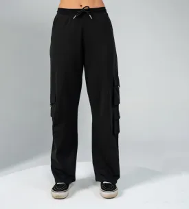 Black Essential Gear Cargo Pants