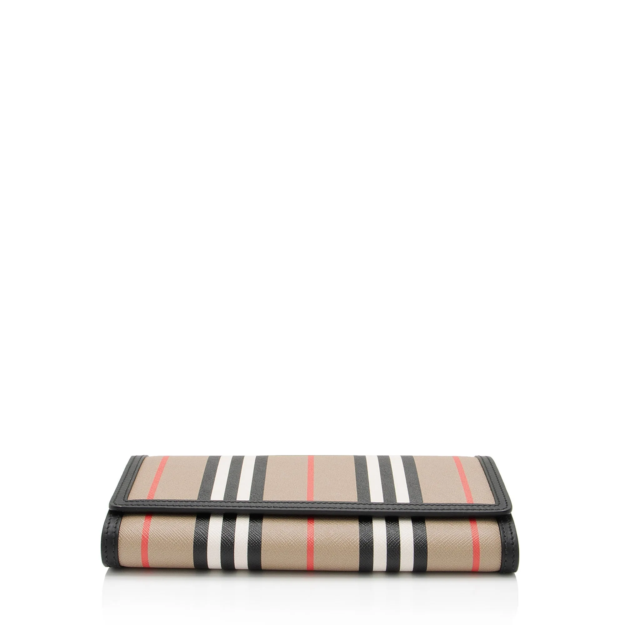 Burberry E-Canvas Icon Stripe Hannah Wallet on Strap