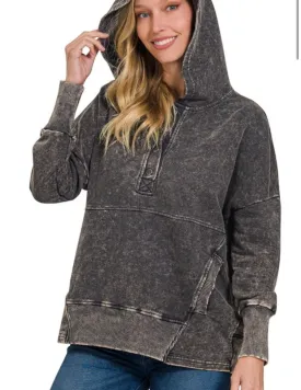 Button Down Hoodie