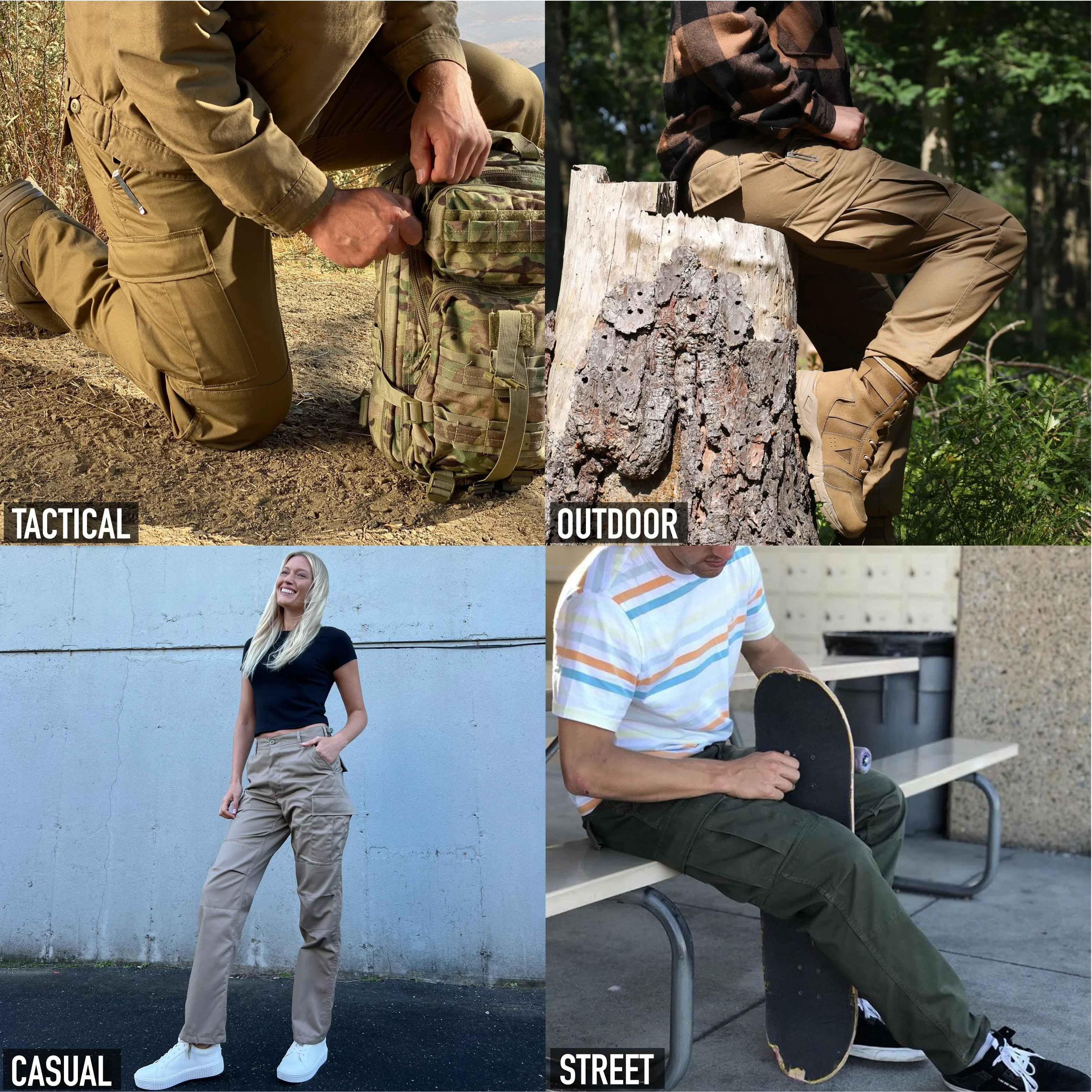 Camo Tactical BDU Pants