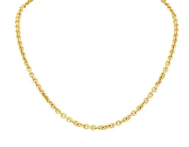 Carrera y Carrera Diamond 18 Karat Yellow Gold Twisted Rope Link Toggle Necklace