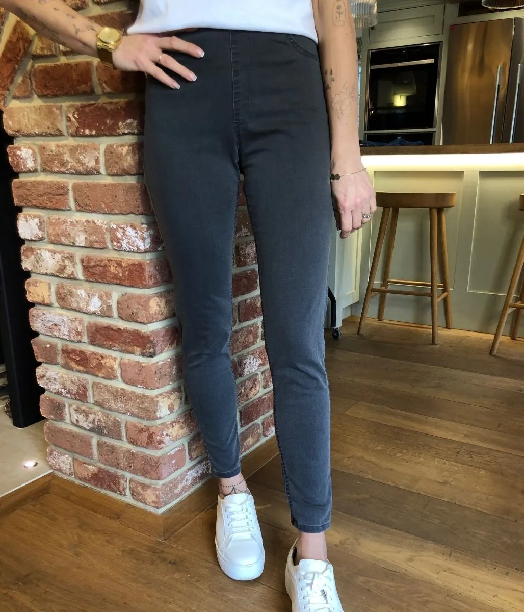 Charcoal High Waisted Jeggings