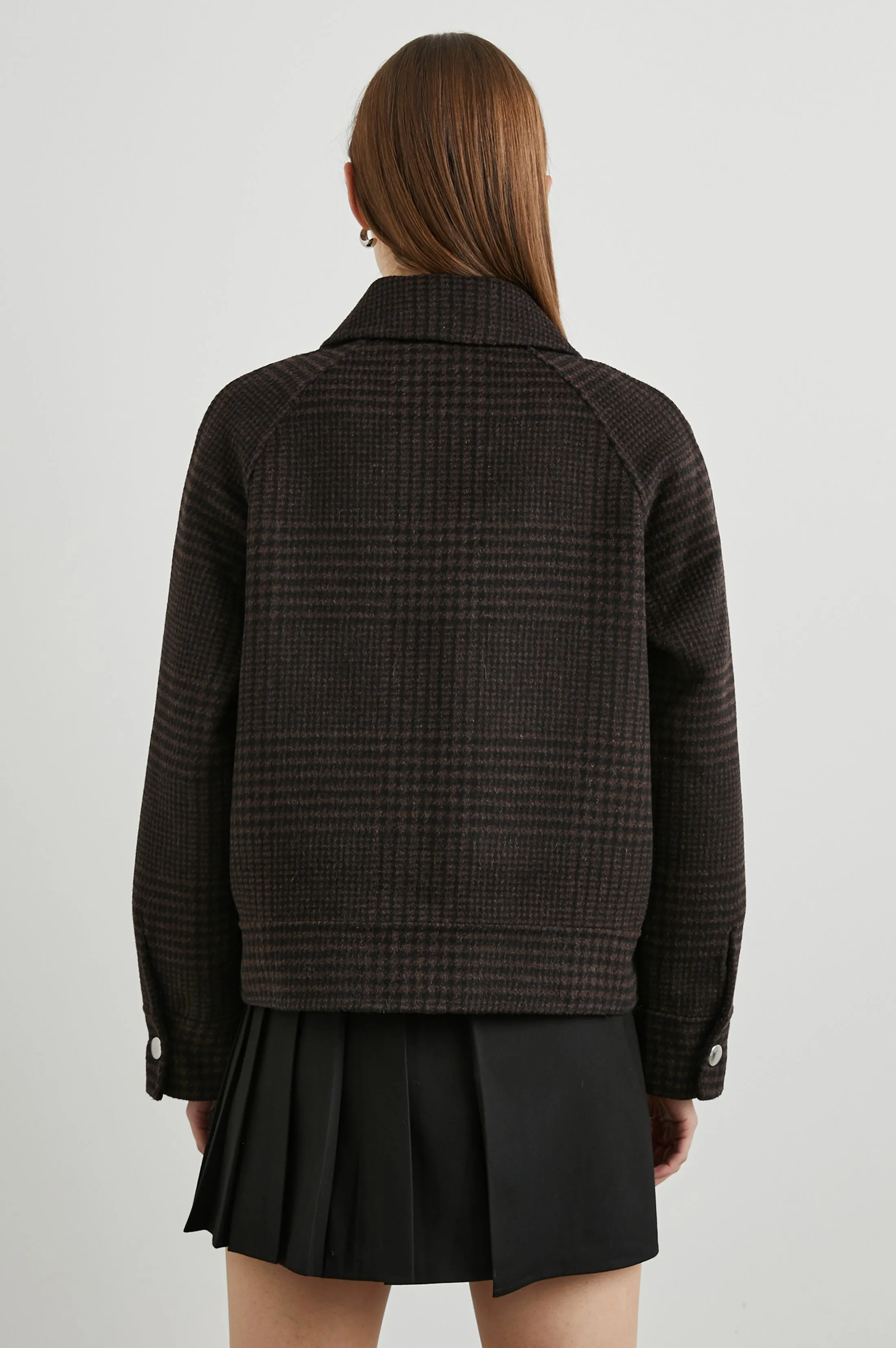 CHEYENNE JACKET - ESPRESSO HOUNDSTOOTH