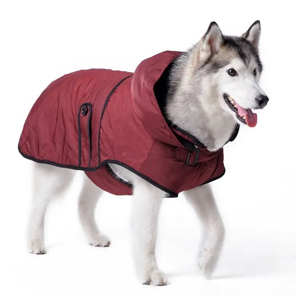 Classic Trench Coat For Dogs - Maroon