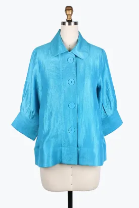 Damee Wide Ball collar jacket 4741-Sky