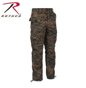 Digital Camo Tactical BDU Pants