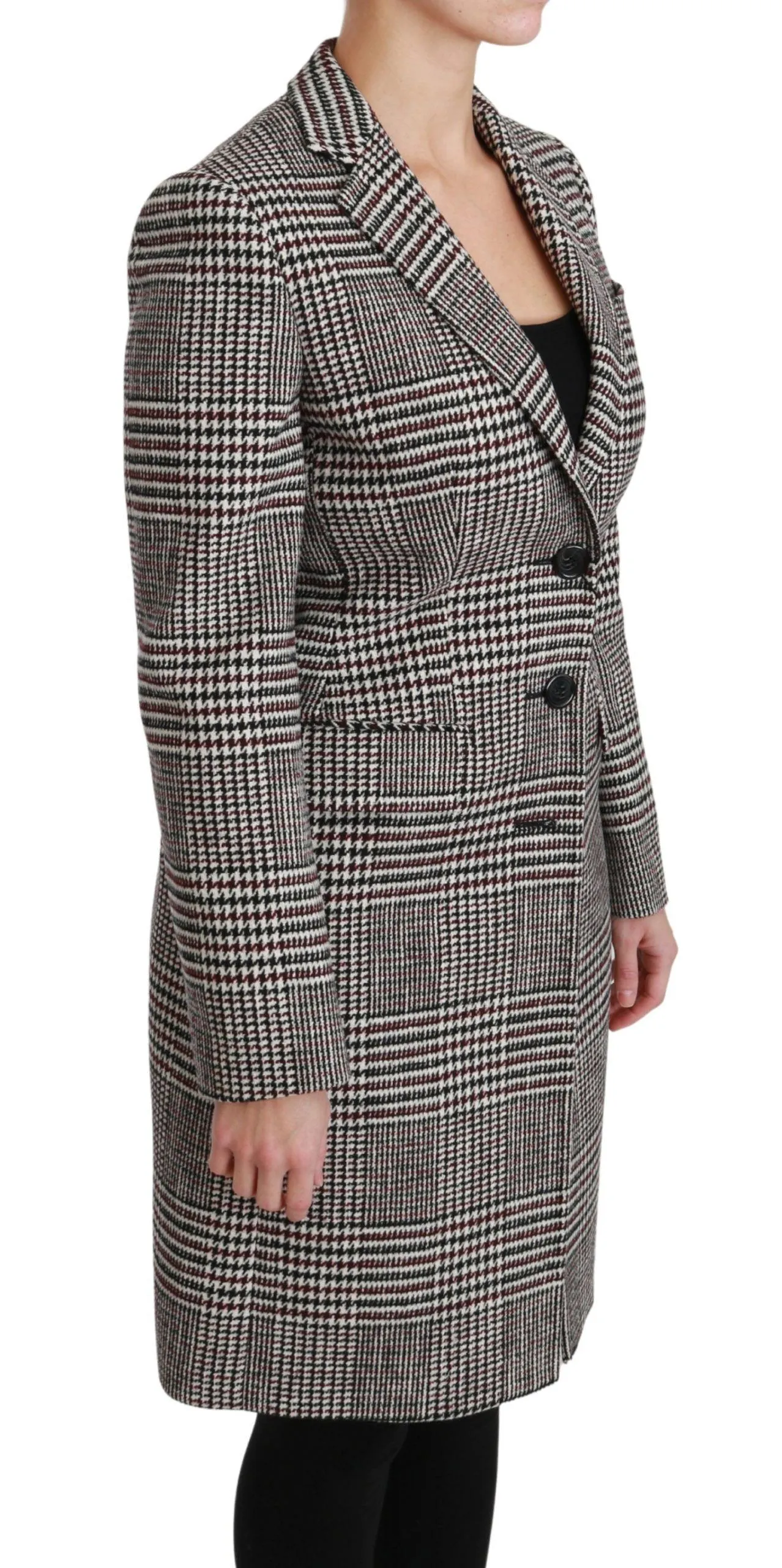 Dolce & Gabbana Multicolor Trench Knee Long Jacket Coat