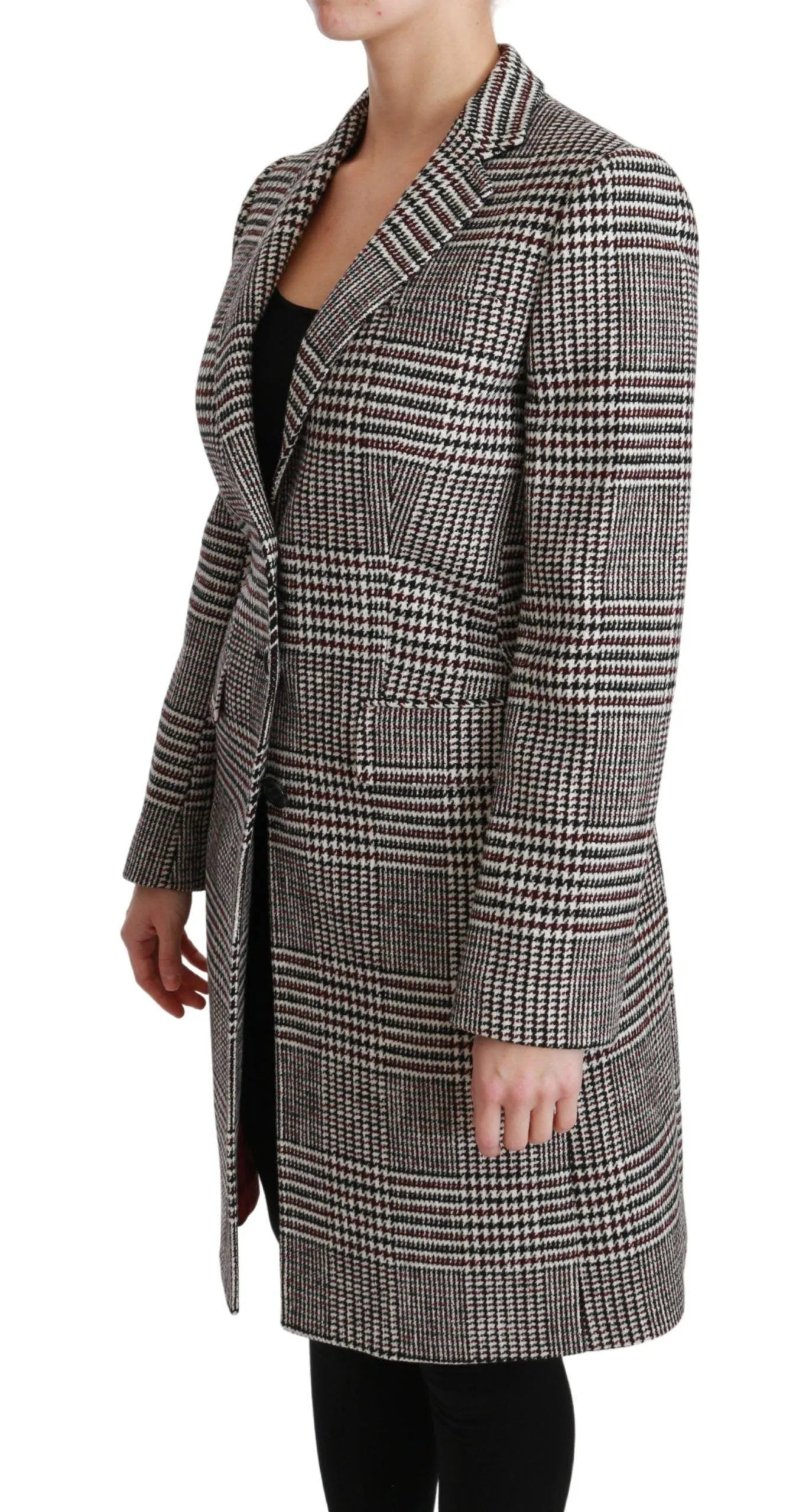 Dolce & Gabbana Multicolor Trench Knee Long Jacket Coat