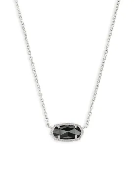 Elisa Signature Pendant in Rhodium