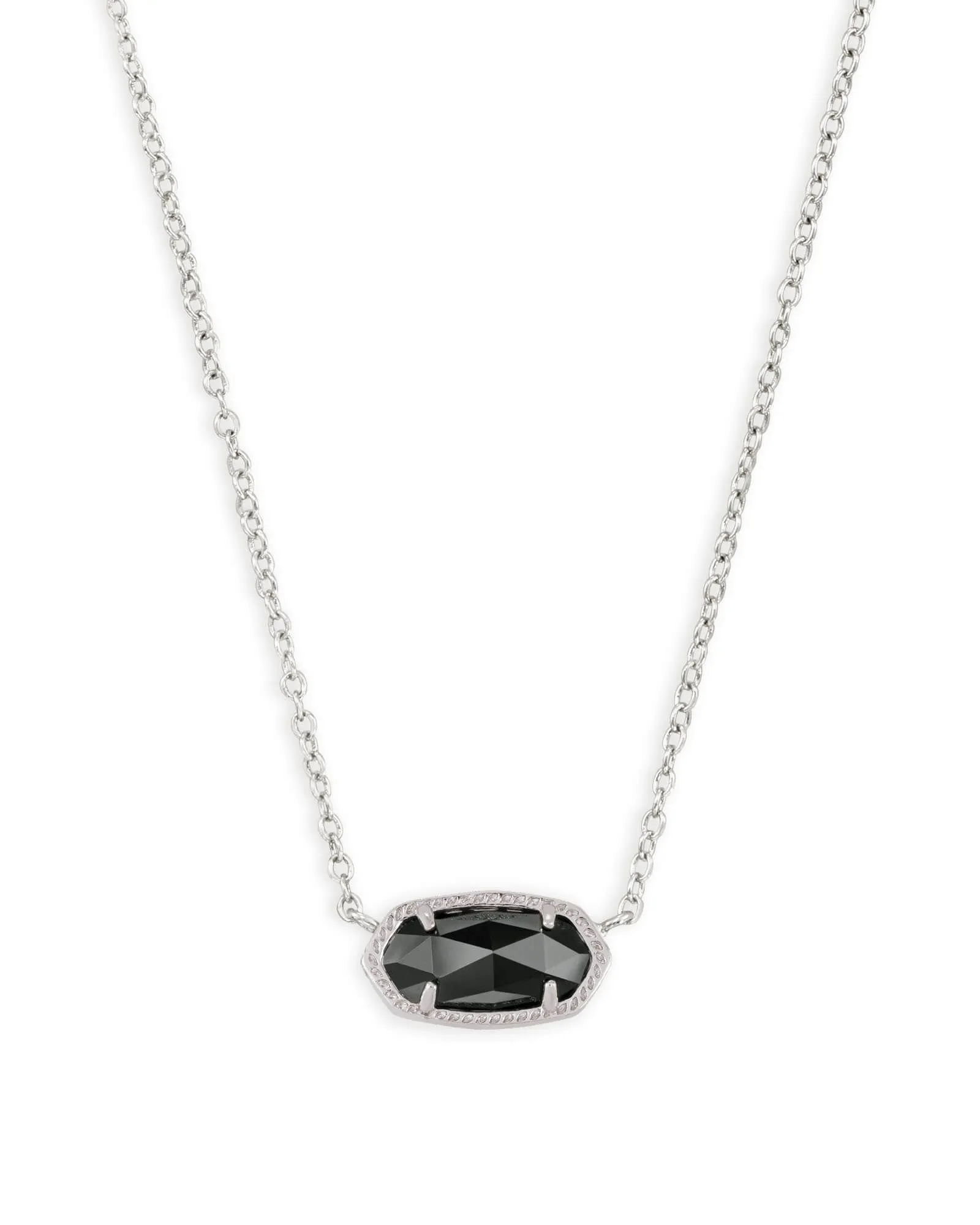 Elisa Signature Pendant in Rhodium