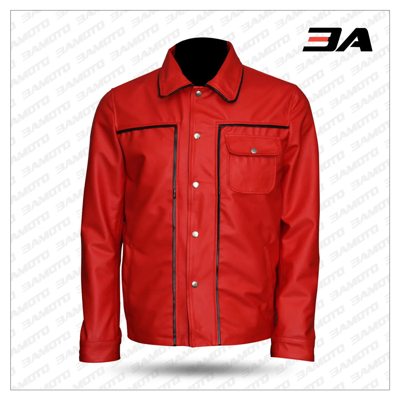 Elvis Presley Red Leather Jacket