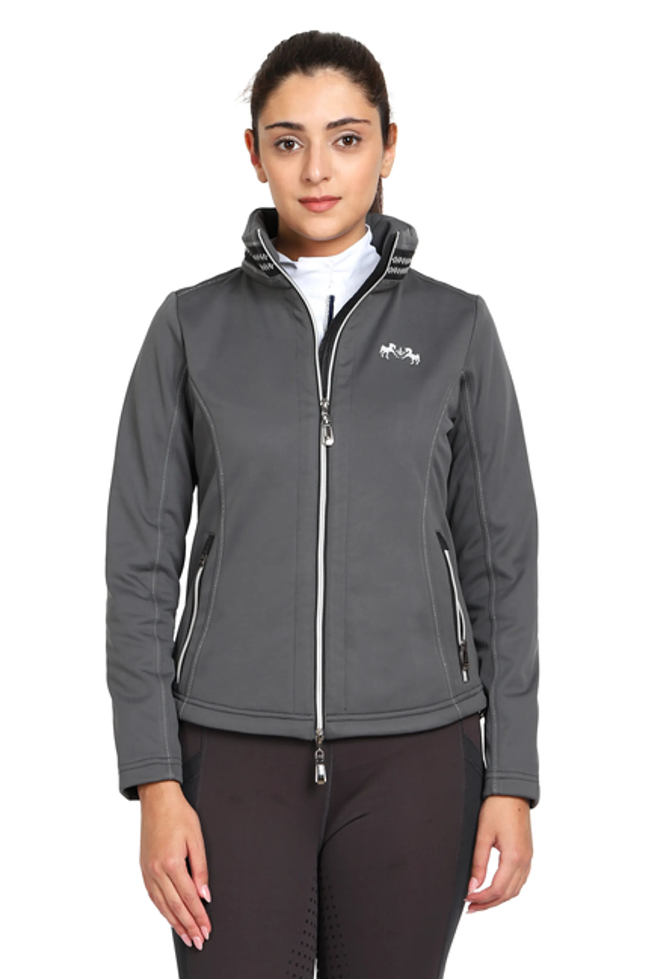 EQUINE COUTURE LADIES BECCA SOFT SHELL JACKET WITH FLEECE