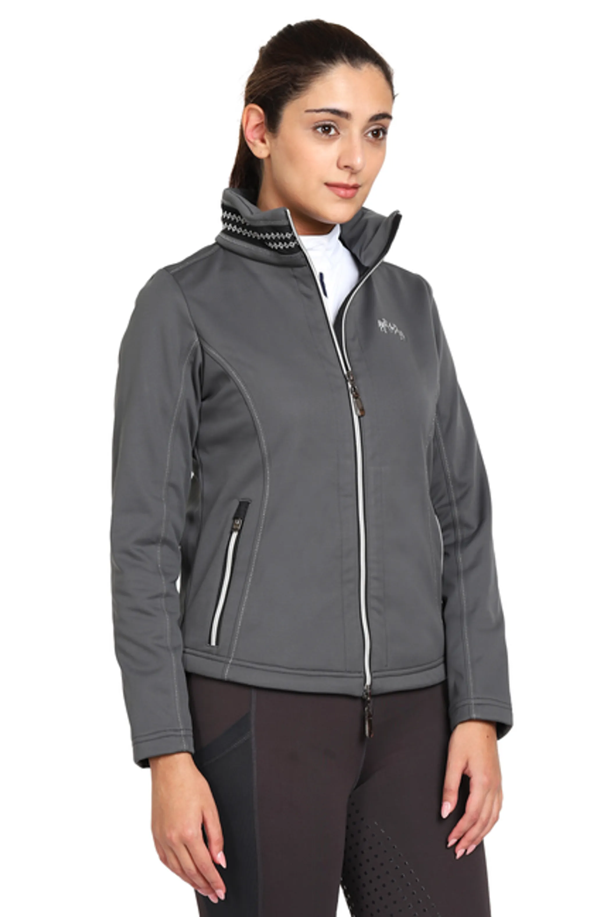 EQUINE COUTURE LADIES BECCA SOFT SHELL JACKET WITH FLEECE