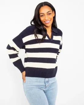 Eve Jumper in Gem Stripe Nightwatch