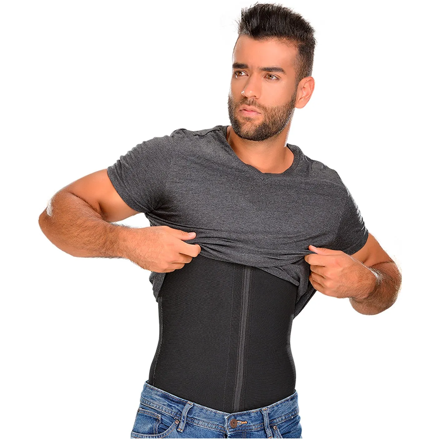 Fajas MYD 0760 | Compression Tank Top Mens Shapewear Slimming Vest