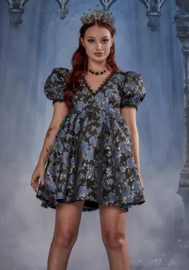 Fanged Faerie Brocade Babydoll Dress