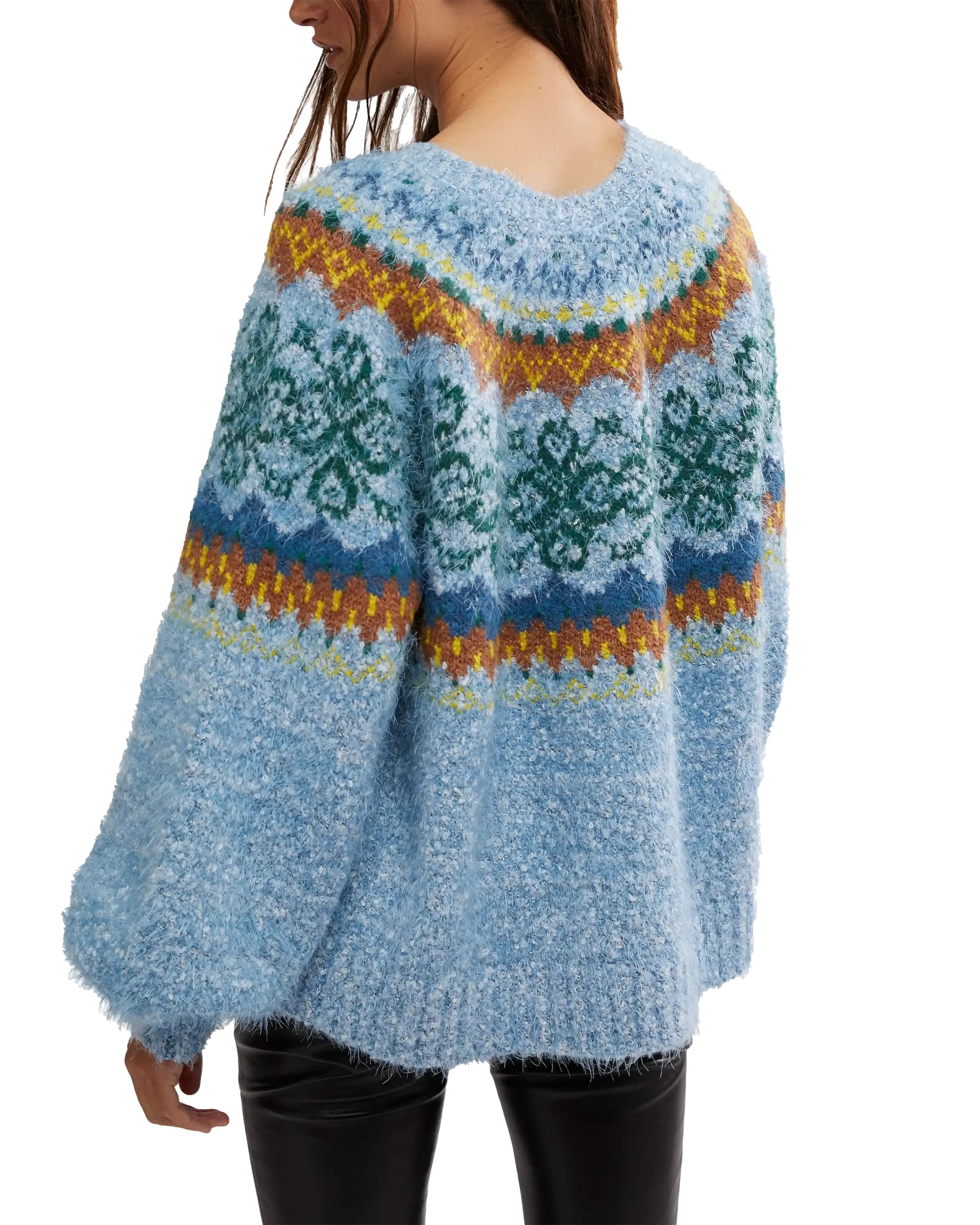 Festive Frost Jumper in Ice Blue Combo