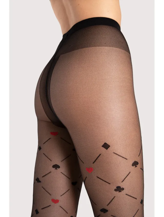 Fiore Poker 15 Den Design Pantyhose