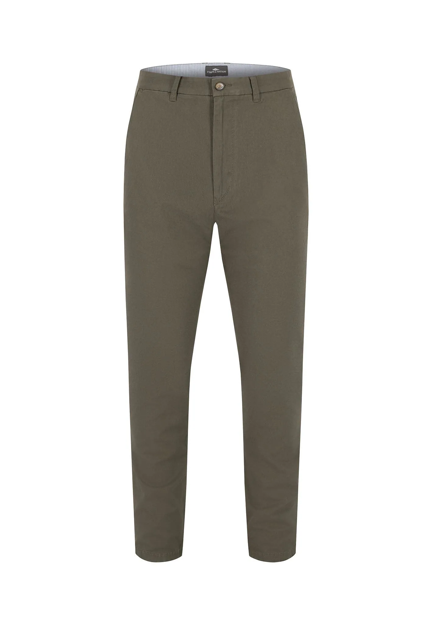 FYNCH-HATTON REGULAR FIT STRETCH COTTON CHINOS