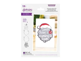 Gemini Layerable Sentiments Christmas Expressions Die - Santa Claus Is Coming To Town