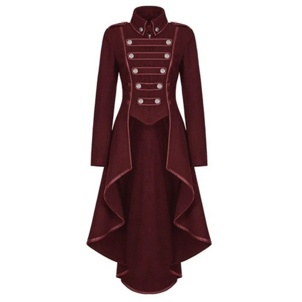 Gothic Military Trench Coat