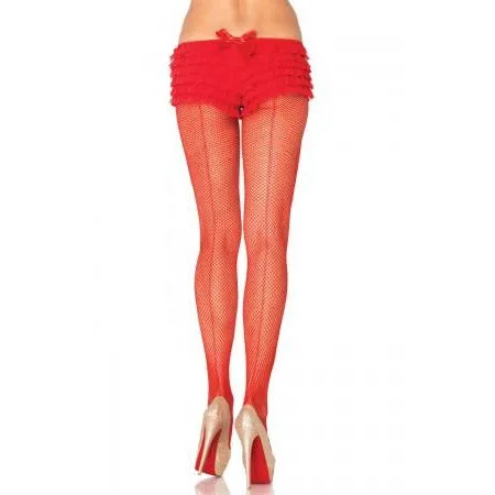 Halloween Special Fishnet Pantyhose Red