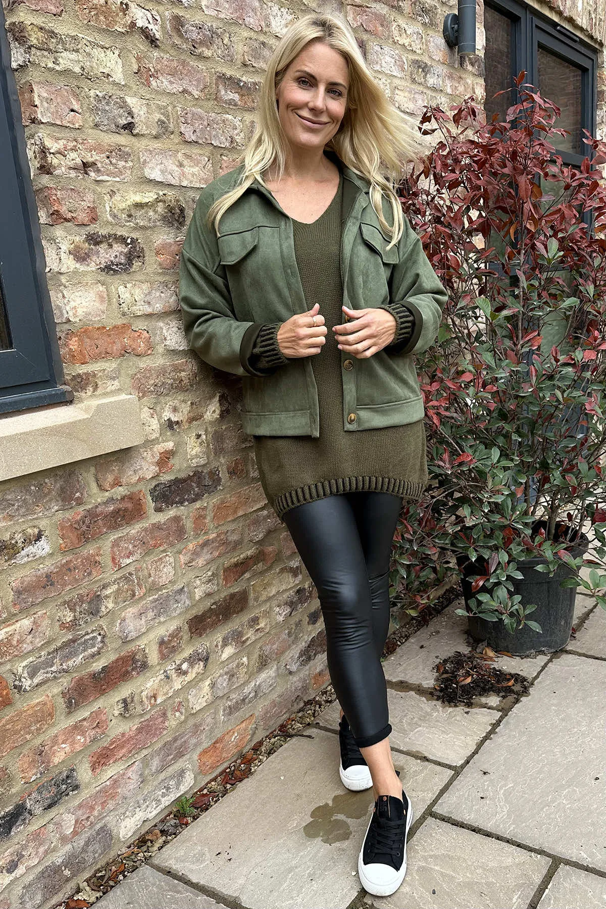 Harper Knitted Jumper Khaki