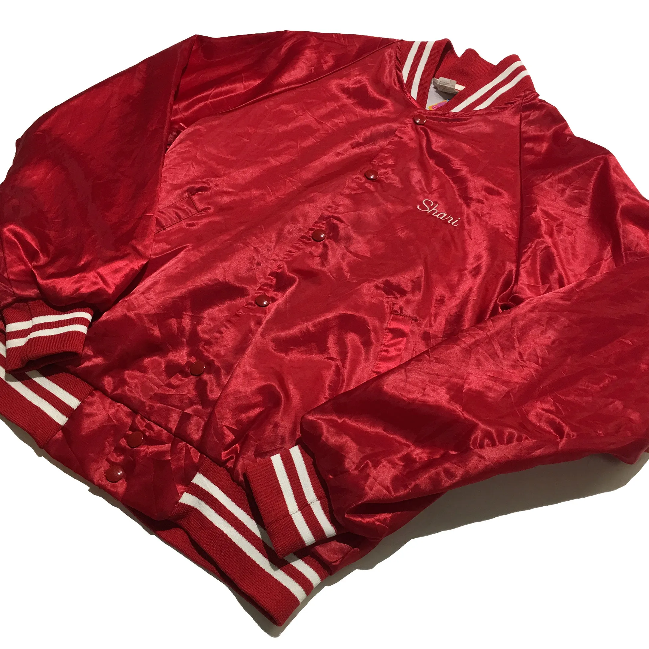 Hartwell Belen Assembly Embroidered Red Varsity Jacket