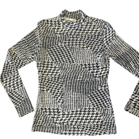 Houndstooth Patchwork Top