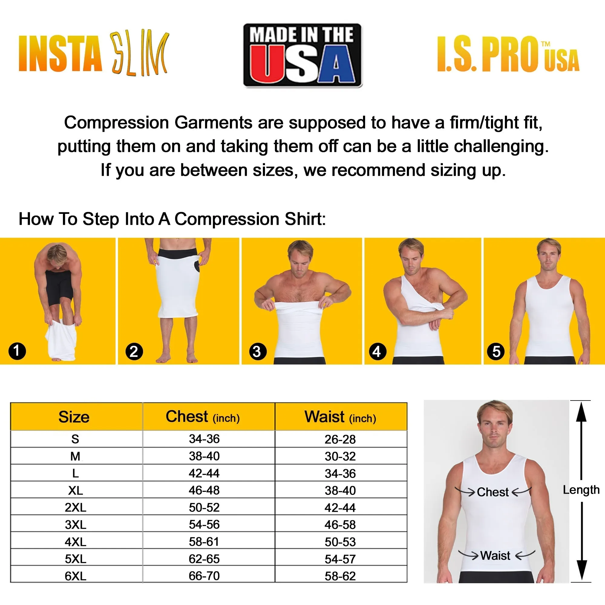 Insta Slim I.S.Pro USA Racerback Muscle Tank 1TRB021