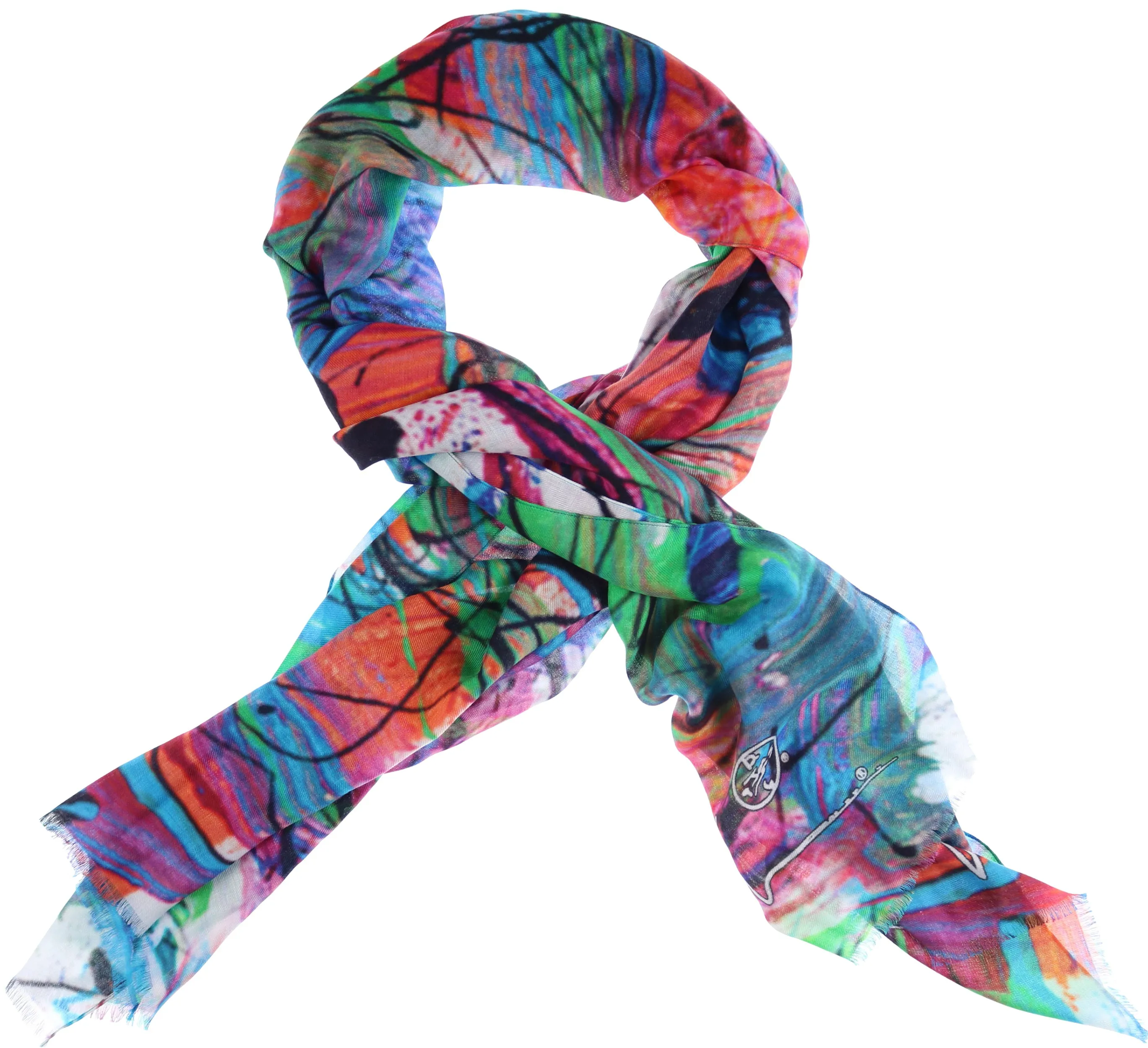 Jumper Maybach X FRAAS "Rainbow Rhapsody" Sustainable Viscose Scarf