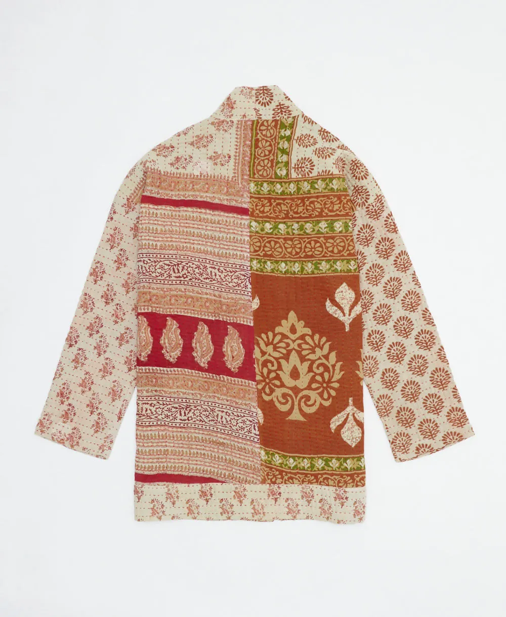 Kantha Quilted Jacket - No. 240511 - Small