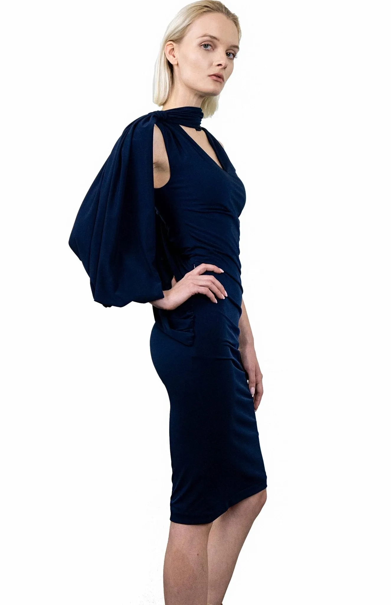 Karyatis | Timeless Chic: Draped Jersey Dress