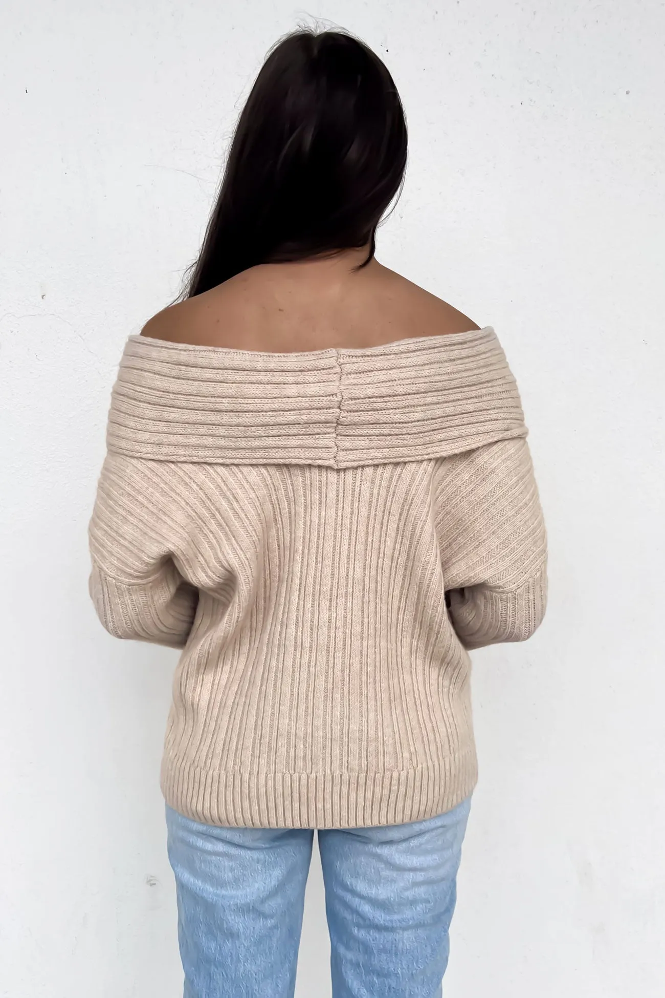 Kristina Knit Jumper Beige