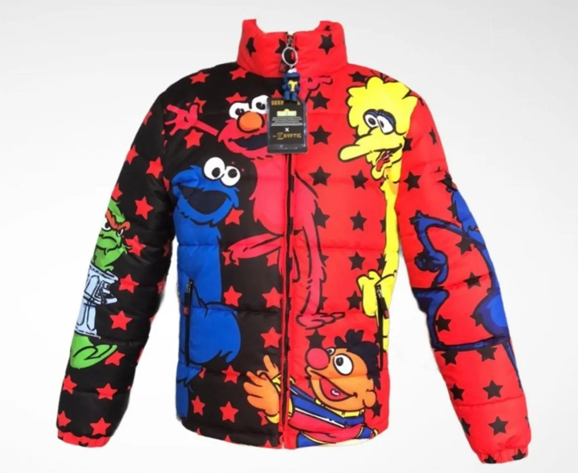 Kryptic Sesame St (Black/Red)