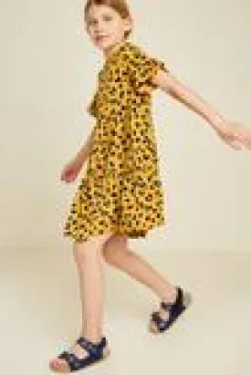 Leopard Mini Babydoll Dress