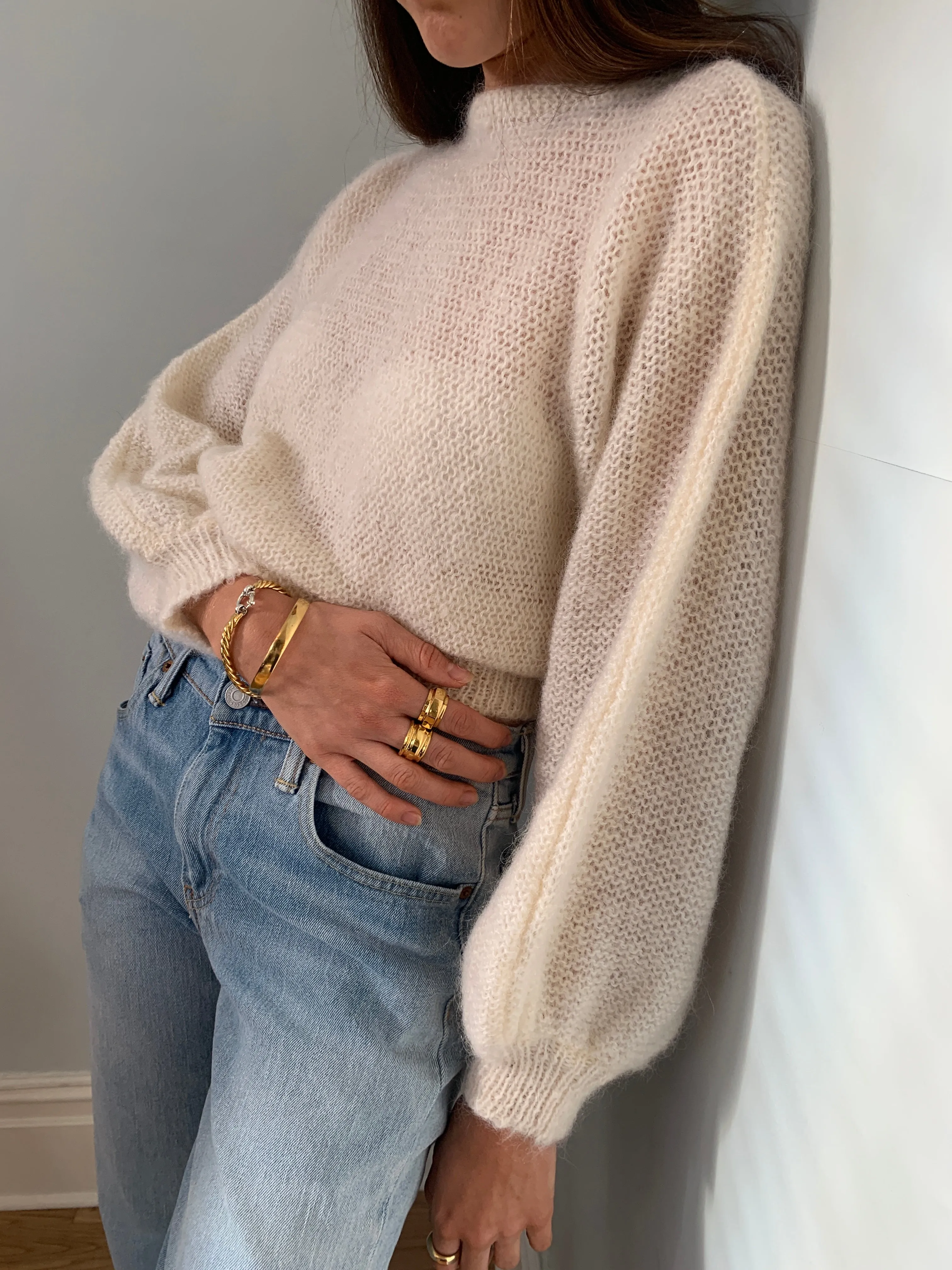 Liberty of London 1980's Mohair Batwing jumper