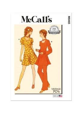 McCall's Pattern M8465 Misses' Dress, Tunic, Pants and Panties