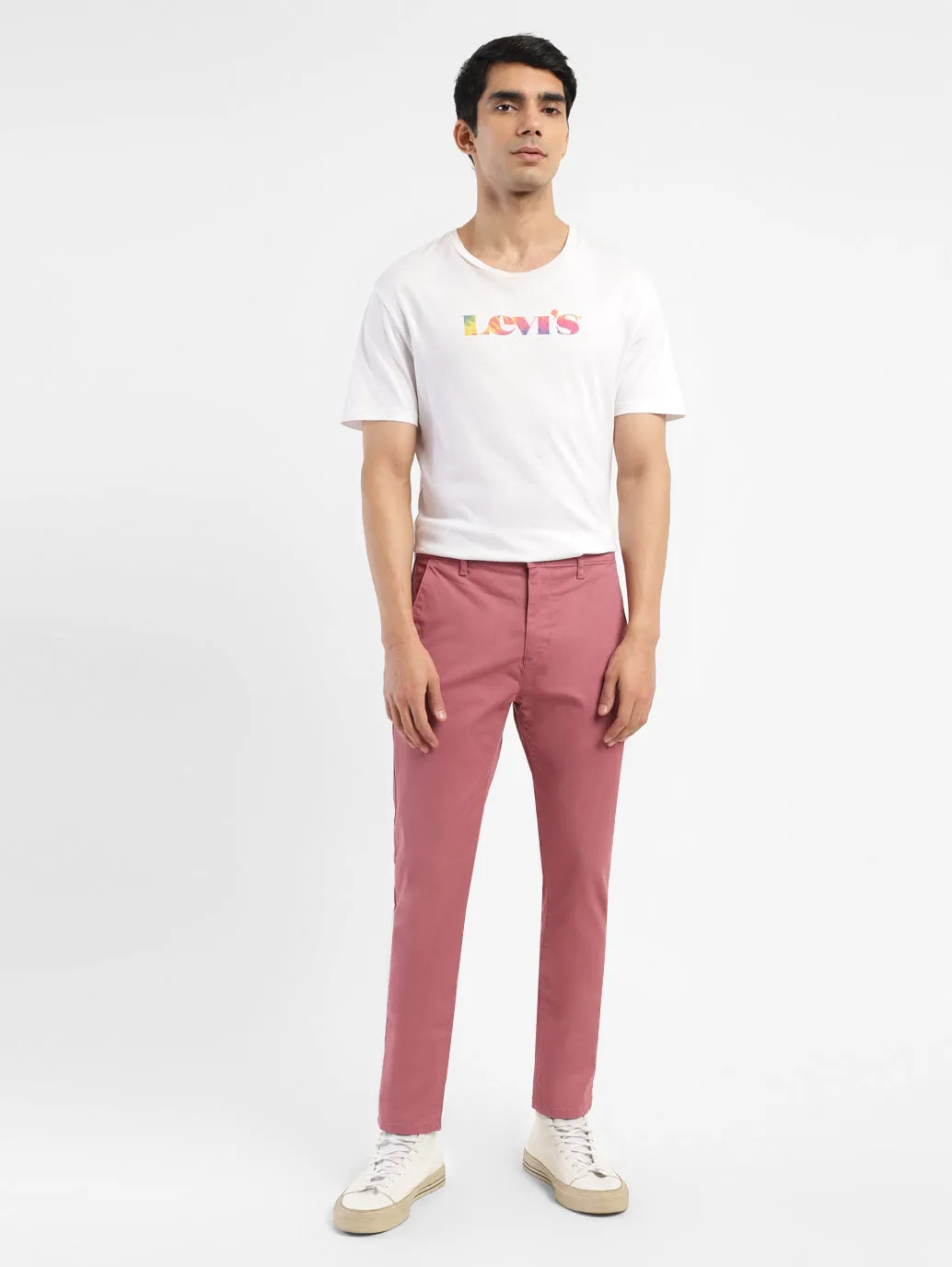 Men's 512 Pink Slim Tapered Fit Chinos