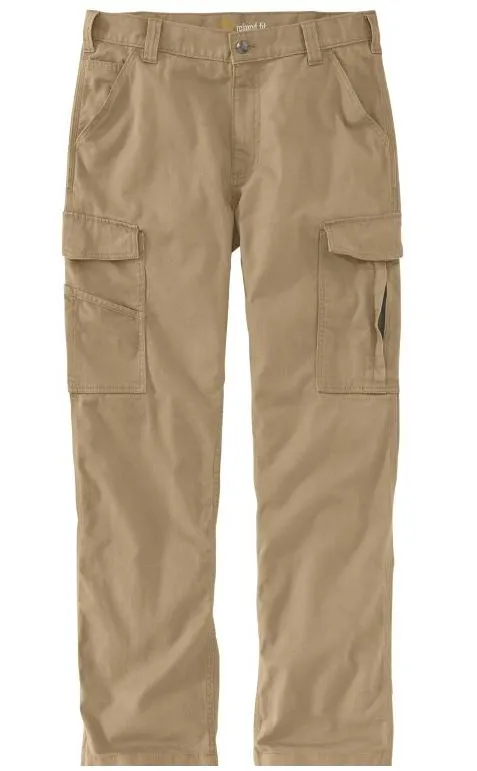 Men's Rugged Flex Relaxed Fit Canvas Cargo Work Pant